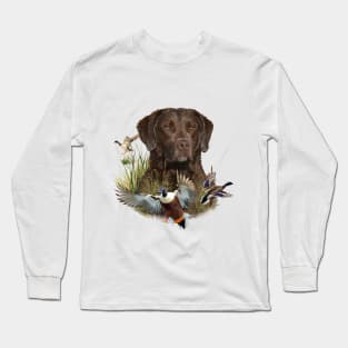 Chesapeake Bay Retriever, Art Long Sleeve T-Shirt